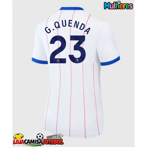 Camisa de Futebol Chelsea Geovany Quenda #23 Equipamento Alternativo Mulheres 2026-27 Manga Curta